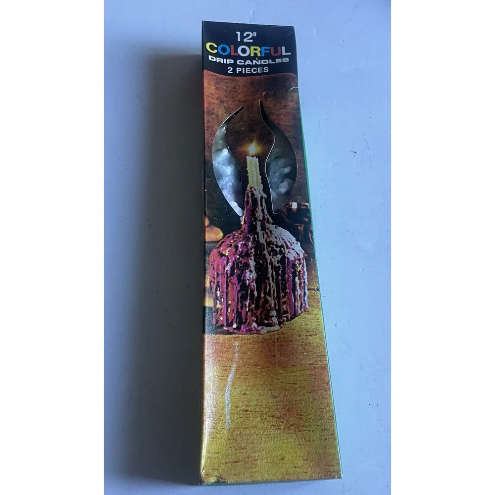 Vintage COLONIAL CANDLE , Colors Candle 12
